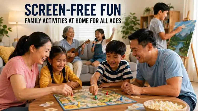 Screen-Free Fun Family Activities at Home for All Ages