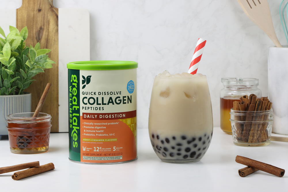 Low Carb Honey Cinnamon Bubble Tea